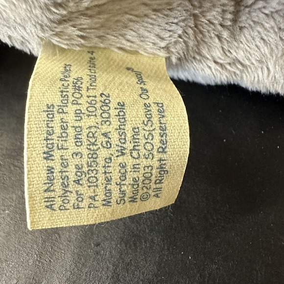 SOS Save our Space Ring Tailed Lemur 2003 Stuffed Animal/Plush 12" CLEAN-VTG - Picture 5 of 12